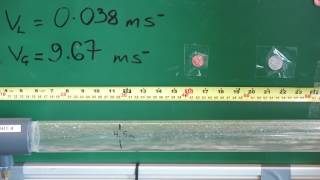 Annular Wavy Flow (1 degrees Upwards Pipe Vsl = 0.038 m/s Vsg = 9.67 m/s)