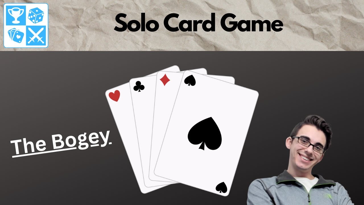 The most addictive card game? The Bogey [Solo Card Game Playthrough] YouTube