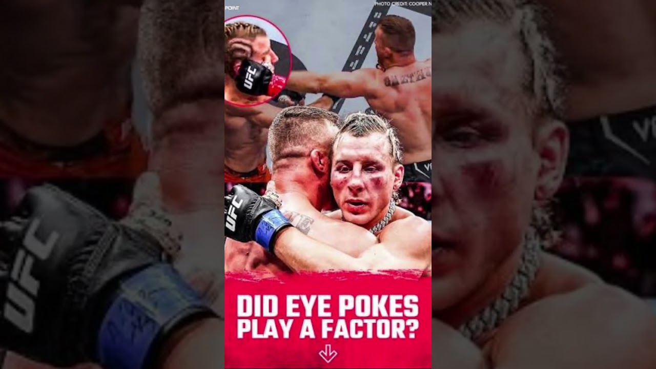 Did eye poke play a factor over the Pimblett v Gaethje fight?