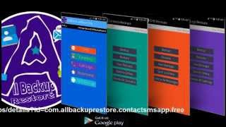 Android backup App:AllBackupRestore-ContactSMSApp screenshot 5