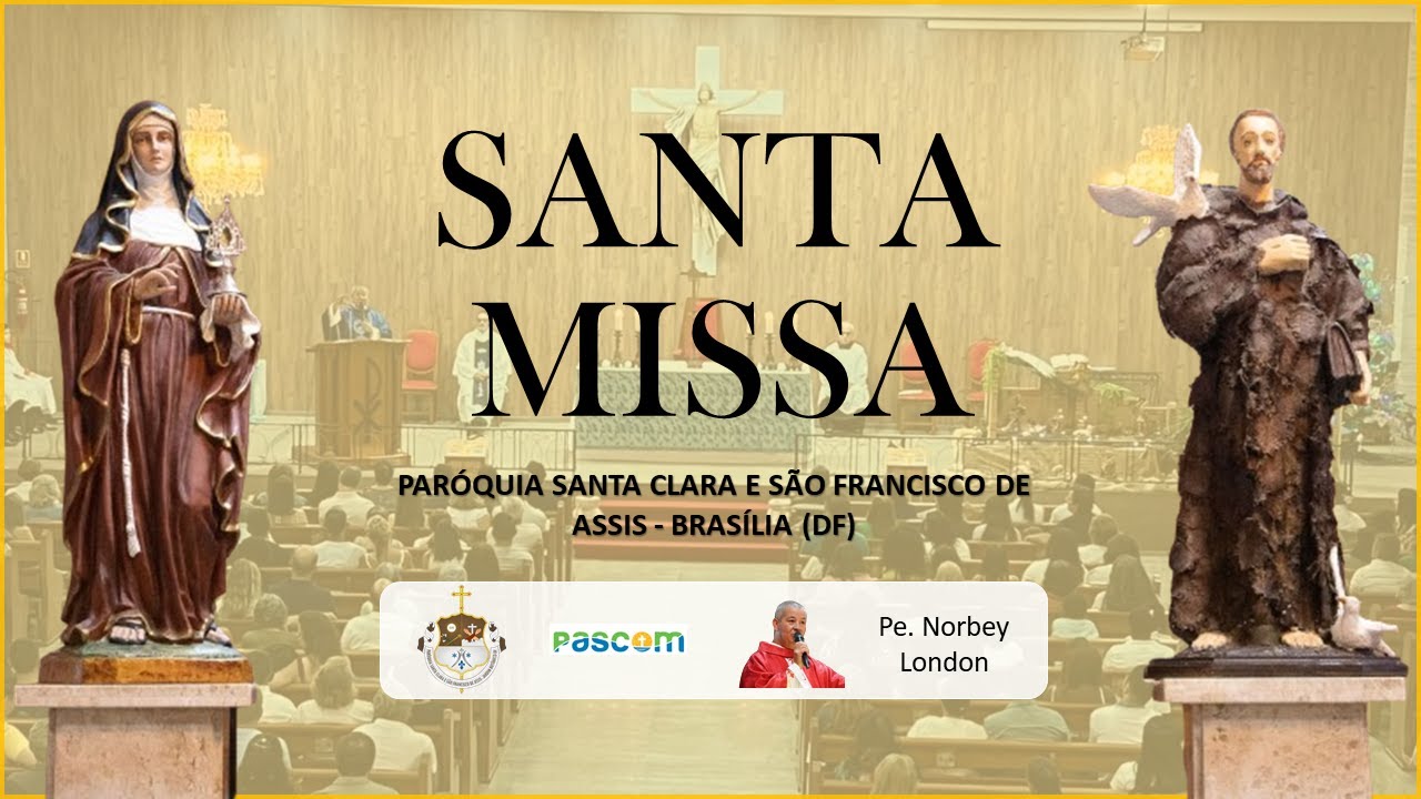 Santa Missa - 2º Domingo da Quaresma  - 01/03/2026 - 19h - Pe. Norbey Londoño