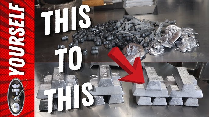 10+lbs Cleaned Hard Lead Ingots for all your lead needs! FREE