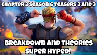 *NEW* Fortnite Chapter 2 Season 6 Teasers 2 and 3 BREAKDOWN AND THEORIES!