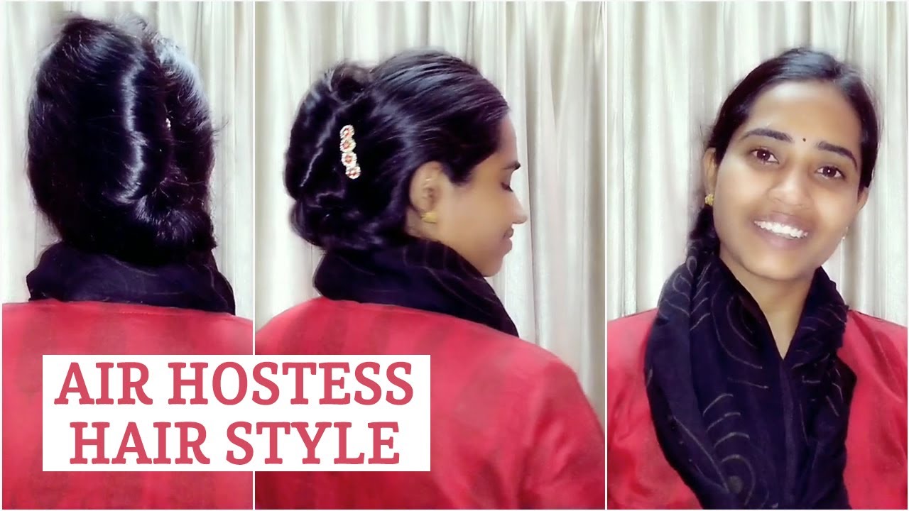 Cabin Crew Bun Hairstyle - YouTube