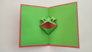 How To Make Pop Up Card - Frog