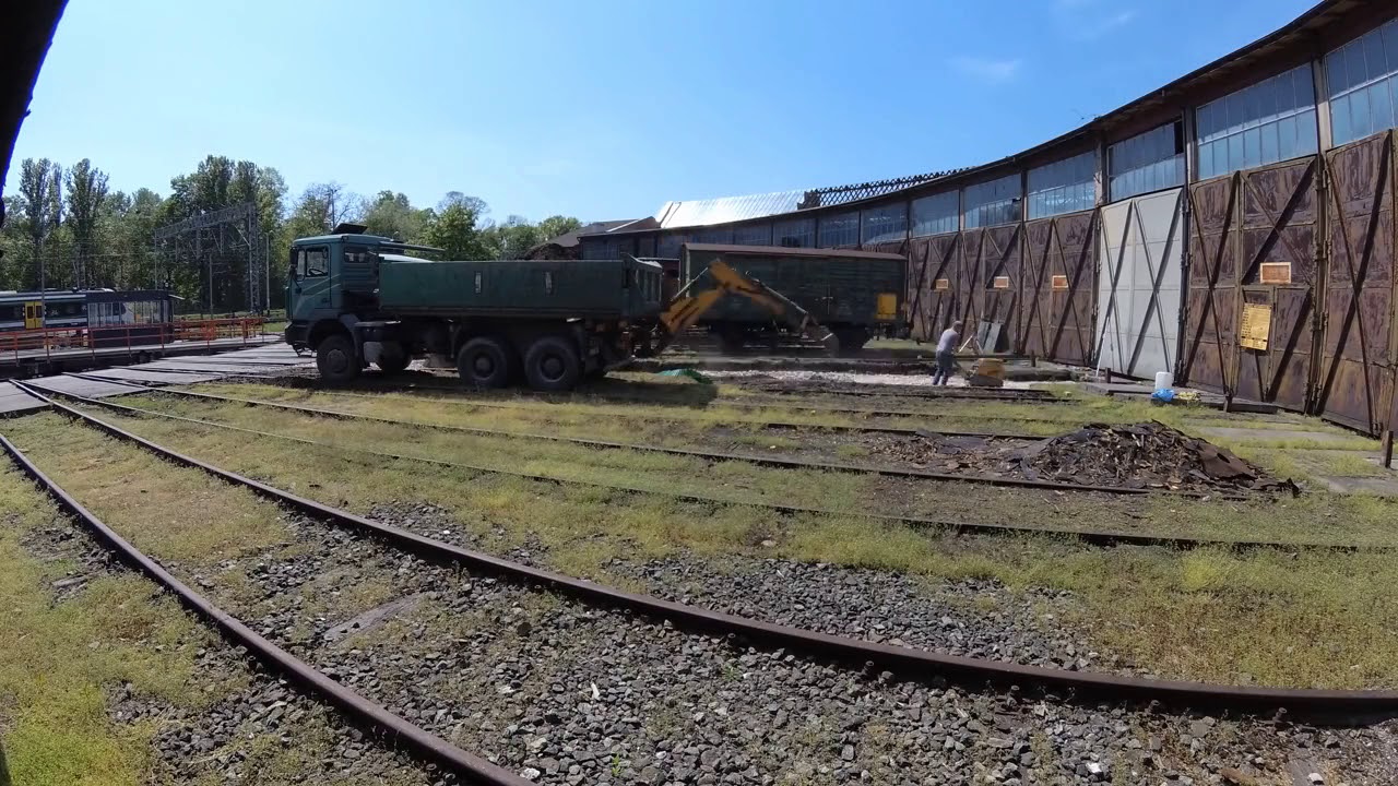 Prace torowe na wachlarzu - przygotowanie podtorza