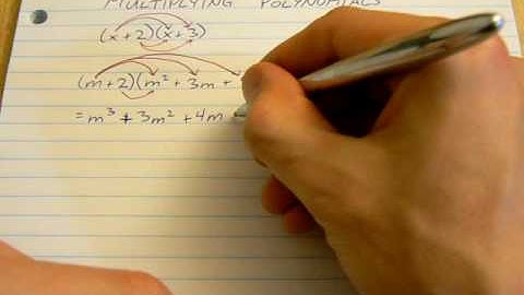 Multiplying Polynomials (part 2)