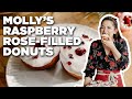 Molly yehs raspberry rosefilled donuts  girl meets farm  food network