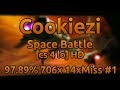 Cookiezi | F-777 - Space Battle [cs 4 lo] HD 97.89% 706/2376x 14xMiss #1