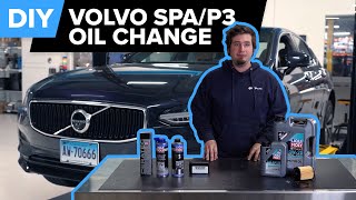 Volvo S90 Oil Change & Filter Replacement (Volvo SPA & P3 V60, V90, S60, S80, XC60, XC70 & More)