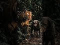 Dushman se Dost… 🐅🐶Jungle ka Sach: Tiger ne Dog ko Bachaya.
