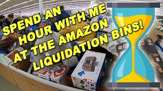 One Hour At The Amazon Liquidation Bin Store...Reseller ASMR