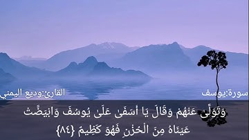 تلاوة لكل من أحزنت الدنيا قلبه/وديع اليمني