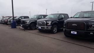 Truck Selection at Vern Eide Ford Mitchell SD 10-18-2016
