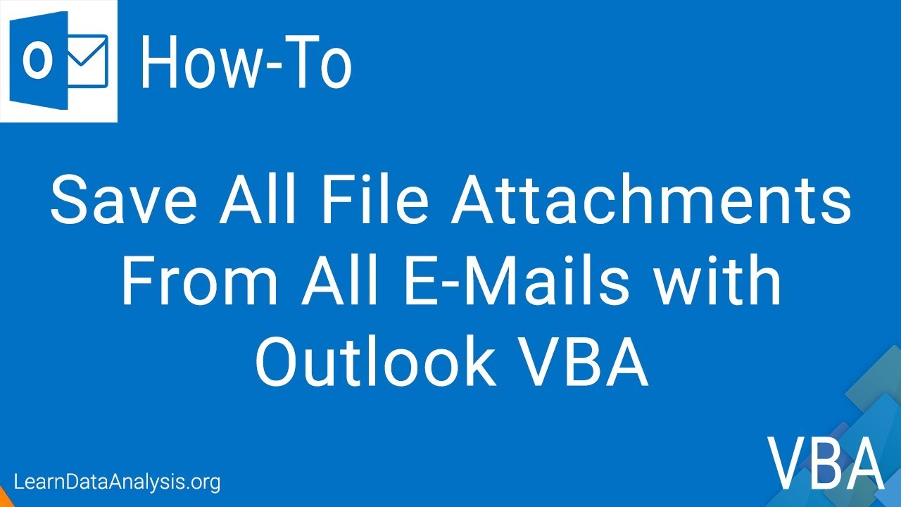 Save All Attachments From All Outlook Emails With Outlook VBA YouTube Save All Attachments From All Outlook Emails With Outlook VBA YouTube