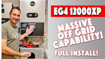 Brand New! EG4 12000XP Off Grid Inverter Full Install And Review!
