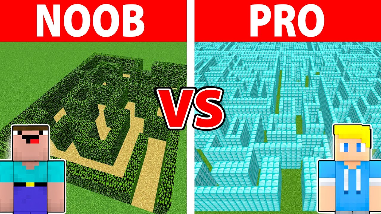 Minecraft NOOB vs PRO: LABIRINTO PIÙ SICURO CHALLENGE!