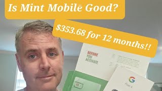 Is Mint Mobile Good? 12 months of cellphone service for $353.68. Part 1