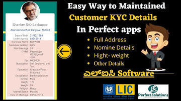 Easy way to Maintained #policyHolder  Data In Perfect Agent Plus App || LIC Software for Agents