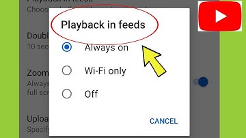 Youtube | Playback in Feeds Settings