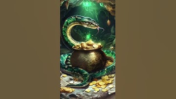 Green Snake 🐍 l a dream worlds l #shorts #trending #viralshort #snake #amazing #aiart #aigenerated