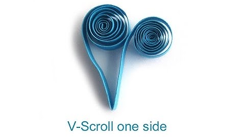 How to make: V-SCROLL one side (F-300)