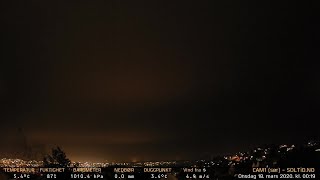 Timelapse Cam 1 - Natt til 18. mars 2020