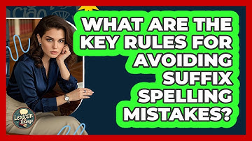 What Are The Key Rules For Avoiding Suffix Spelling Mistakes? - Lexicon Lounge