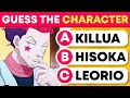 Guess the hunter x hunter character hunter x hunter quiz