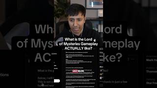 What is the Lord of Mysteries Gameplay ACTUALLY like? #lordofthemysteries #lotm #anime #isekai