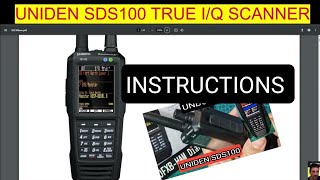UNIDEN SDS100 - INSTRUCTION MANUAL