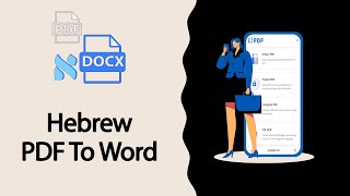 How to Convert Hebrew PDF to Word screenshot 1