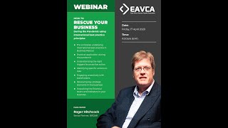 EAVCA Webinar: How to Rescue Your Business During the Pandemic