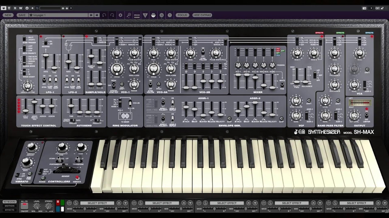 Cherry Audio SH-MAX Synthesizer Presets from my Pack and Sound Design Fun