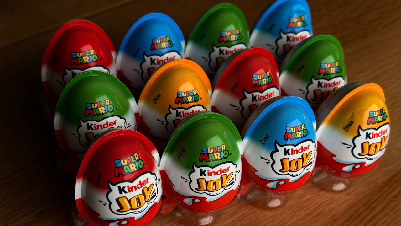 No talking KINDER JOY SUPER MARIO 2025 Unboxing💖 