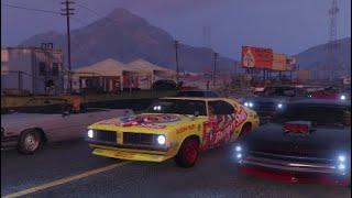 [GTA5]オフラインでストックカーレースにリアリティーを求めた結果。 screenshot 1