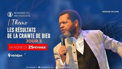 🛑 Les résultats de la crainte de Dieu - Pasteur Marcello Tunasi Veillée Abidjan Jour 3