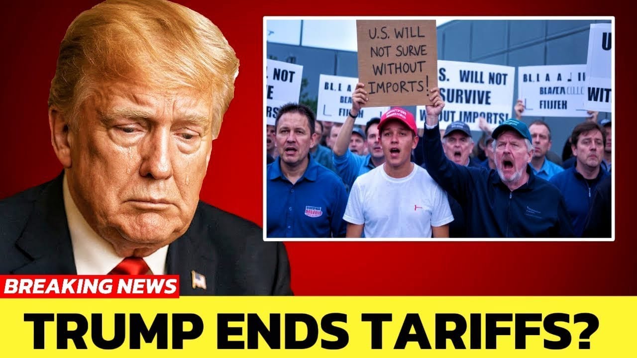 1 MIN AGO: Trump Silently Ends Tariffs — Admits U.S. Needs Global Imports to Survive!
