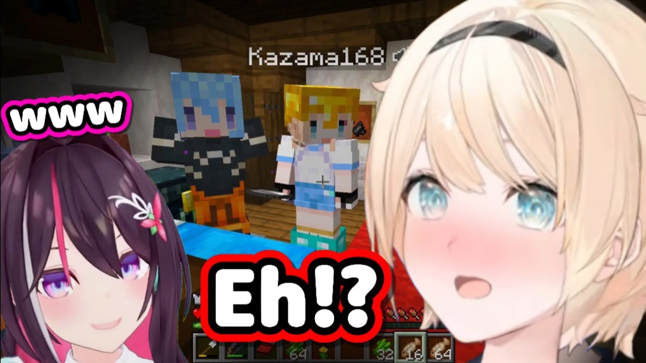 Iroha Reacts to a Suisei-Sized Surprise That AZKi Put in Her Room【Hololive】