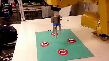 Fanuc LR-Mate 200iB controlled by a BMI (4 mental tasks)