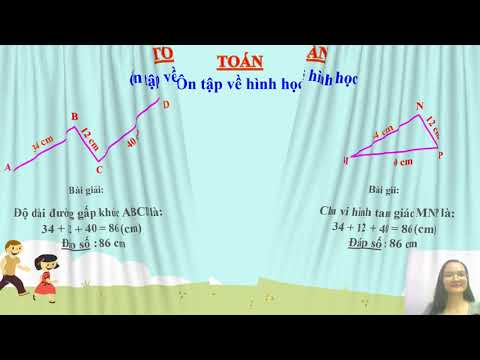 Toán lớp 3- Tuần 3 - Bài: Ôn tập về hình học