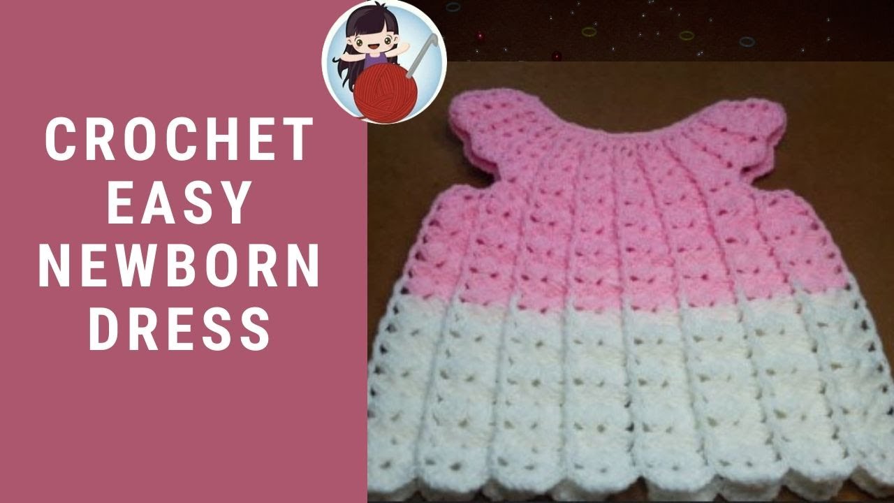 crochet newborn dress