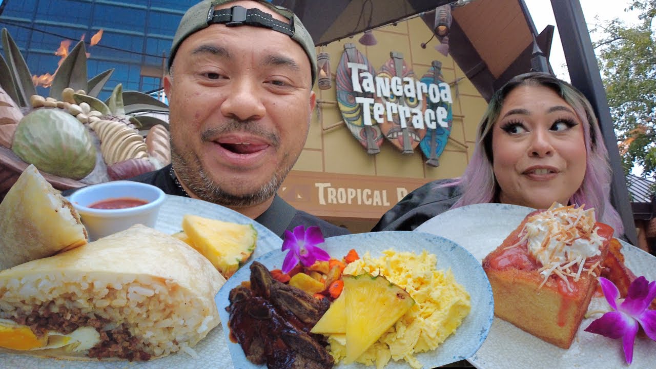 Breakfast at Tangaroa Terrace and the Aulani?