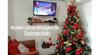 Poniendo árbol grande de navidad 🎄 por primera vez 🤗