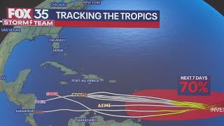 Invest 95L: Tracking tropical disturbance in Atlantic that could be depression