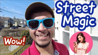 Street Magic - I guessed his favorite shopping item | Magic Avi