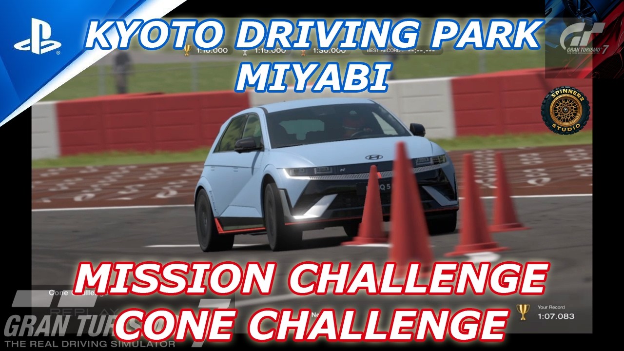 Gran Turismo 7 Mission Challenge - Cone Challenge | Kyoto Driving 