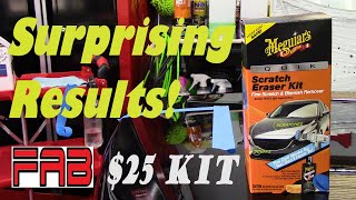 It's so Easy and It Works! $25 Meguiar's Scratch Eraser Kit and All You Need is a Drill!