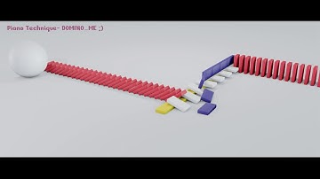 Beginner Piano Domino Technique- Subscribe ^_^