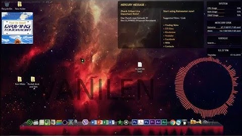 Rainmeter Customize desktop